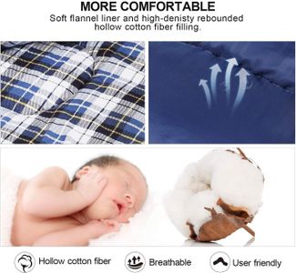 REDCAMP Cotton Sleeping Bag – Lightweight, Soft, Portable Camping Bed
