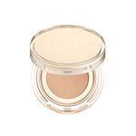 Amuse Dew Jelly Vegan Cushion Foundation Glow Dewy Finish Clean Beauty Dry and Sensitive Skin Eco-Friendly 02 NUDE