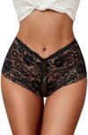 Avidlove Sexy Panties for Women Lace Underwear High Waist Cheeky Panty