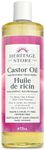 Heritage Store – Castor Oil (473mL / 16 oz) Cold Pressed, Deep Hydration, for Skin, Hair, Lashes, and Brows, Natural, Vegan, Cruelty Free