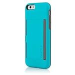 Incipio Stowaway Case with Kickstand for iPhone 6/6s- Cyan/Charcoal