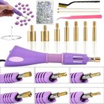 Hotfix Applicator, 7-in-1 Hot Fix Rhinestone Applicator Wand Setter Tool Kit with 7 Tips, 2 Pencils and Tweezers