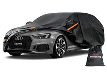 Kayme 7 Layers Estate Car Cover Waterproof Breathable, Outdoor Full Wagon Cover All Weather. Universal Fit for A4 Avant, BMW 3 Series Touring,VW Passat, Octavia Combi, Corolla,Volvo V60.(450 To 485cm)