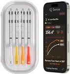 CHEF iQ Sense | Smart Wireless Meat Thermometer | 4 Ultra-Thin Probes | WiFi Unlimited Range | 1000°F Heat Safe | 5 Sensors | BBQ, Grill, Oven, Smoker, Air Fryer | Gen3