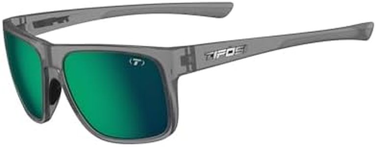 Tifosi Optics Swick Sunglasses (Satin Vapor/Emerald Polarized Lenses)