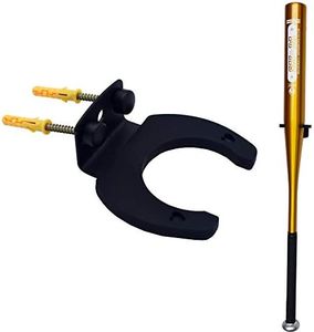 One Vertical Baseball Bat Softball Bat Display Wall Mount Wall Rack Wall Holder -Easy to Install- Hardware Included