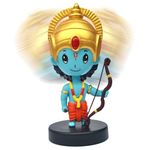 Buko Lord Shree Ram Bobblehead Idol - Car Dashboard, Home & Office Decor, Bow in Hand, Good Luck Murti, Gifting Statue