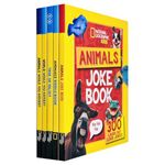 National Geographic Kids A Fun-Filled Family Game Animals 5 Books Collection Set(True or False?, Animals Riddle Book, Animals Joke Book, World Would You Rather? & Animals Would You Rather?)