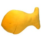 Fish Chicken Nugget Plush, 13 inch Gold Soft Fish Chicken Nuggets Pillow for Birthday Gifts, Theme Party Decorations (Fish)