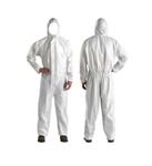 DTS PROTECT Disposable Overalls. Chemical And Biological Protection Hazmat Suit Type 5/6B. Work Wear For Men And Women. (Small)