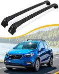 EZREXPM Roof Rack Cross Bars Fit for Buick Encore 2013 2014 2015 2016 2017 2018 2019 2020 2021 2022 Luggage Lockable Crossbars Carrier Cargo Bar Accessories (with Flush Side Rails)