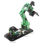 Yahboom Robotic Arm Raspberry Pi Robot Kit AI Hand Building with Camera 6-DOF Programmable AI Electronic DIY Robot for Adults ROS Open Source (Dofbot without Pi 4B)