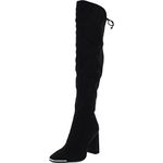 BCBGeneration Women's Abanna Thigh High Block Heel Boots Black 7.5