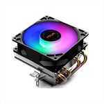 Noua Haku RGB Heatsink TDP 280W Low Profile 4 Heatpipe for CPU Intel i7/i5/i3 Socket 1700 1200 775 1150 1151 1155 1156 1366 AMD AM3 AM4 Cooler Cooling Fan 1800RPM 90 mm RGB Rainbow Car