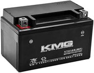 KMG Battery Compatible with Yamaha 600 YZF-R6 excl. R6S 2006-2012 YTZ10S Sealed Maintenance Free Battery High Performance 12V SMF OEM Replacement Powersport Motorcycle ATV Scooter Snowmobile