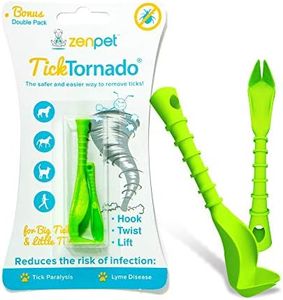 ZenPet Tick Tornado - Tick Remover for Dogs & Cats & People - Value Pack - Easy and Fast Tick Removal Tool (1 Pack)