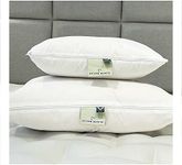 Devon Duvets - Natural Breathable & Hypoallergenic British Wool King Size Pillow (90x50cm), Handcrafted Luxury Comfort