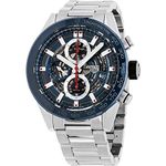 TAG Heuer Men's 43mm Blue Steel Bracelet & Case Automatic Watch CAR201T.BA0766