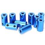 Fafeicy 10Pcs Shaft Couplings Set, 5mm to 8mm Bore Rigid Flexible Beam Wheel Coupler Connector for 3D Printer Parts (5 x 8mm)