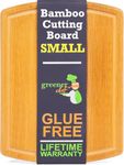 Greener Chef Organic No Glue Bamboo Cutting Board 12 Inch with Lifetime Replacements, Safest Family-Friendly Wood Chopping Board for Kitchen, Meat, Vegetables, and Cheese – Natural and Durable