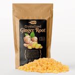 IAN's Crystalized Ginger (2lb) - Candied Ginger - Ginger Candy, Ginger Chews for Nausea Relief - Dried Ginger Root, Ginger Candy, Candied Ginger Bits