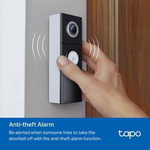 Tapo 2K Doorbell Camera – Wireless Video Security with Night Vision