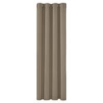 Deconovo Door Curtain Thermal Home Decorative Solid Thermal Insulated Blackout Curtain Ring Top Door Curtain for Girls Bedroom 52"x 84" Taupe 1 PANEL