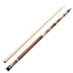 Viper by GLD Products Desperado 58" 2-Piece Billiard/Pool Cue, Death Mark, 21 Ounce (50-1007-21),Tan