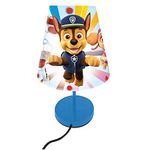 Lexibook, Paw Patrol, Bedside Lamp, Kids Bedroom lamp with lampshade, Colour Decorative Light, LT010PA