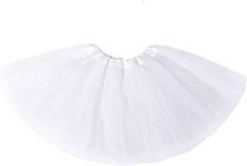 XINXIYAN White Tutu Skirts for Women Girls Halloween Costume Adult Party Favor Dance Tulle Skirts