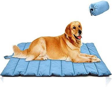 Cheerhunting Outdoor Dog Bed Portable Travel Dog Bed Extra Large Dog Mat Cat Mat Orange Oversize Waterproof Dog Mat Pet Mat (Blue XL)