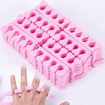 50Pcs Toe Separators, Finger Dividers Separators Soft Foam Sponge Spacer Nail Art Manicure Pedicure Gel Polish Coating Painting Accessories Tools
