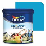 Dulux Promise Exterior Emulsion Paint (1L, Bluebird'S Song) | Ideal for Exterior Walls | Smooth Finish | Anti-Peel & Anti-Crack | Long-Lasting Colors