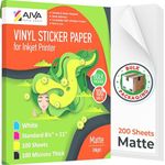 Printable Vinyl Sticker Paper for I