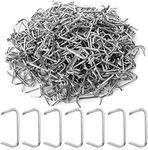 Mr. Pen- Galvanized Hog Rings, 3/4", 420 Pcs, Hog Rings Upholstery, Hog Rings for Furniture Upholstery, Auto Upholstery, Meat & Sausage Casings, Fencing, Animal Pet Cages, Shock Cords