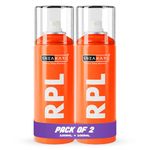SNEAKARE 100ml RPL Spray for Shoes (Pack of 2) - Shoe Protector Spray - Stain & Water Repellent Sneaker Protector - Waterproof Spray for Shoes - Works On Leather, Suede, Nubuck & Canvas