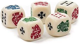 Poker dice - set of 10 - by Poker Chip Shop