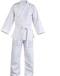 TMA Judo Uniform, Single Weave 450 gram White for Kids, White, 00