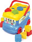 Clementoni Mickey and Friends Shape Sorter Bus (Blue)1 pack, for 10 months +