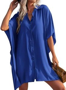 Ekouaer Beach Coverups for Women Bathing Suit Cover Ups Plus Size Swim Cover Up,X-Large