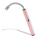Electric Candle Lighter, Upgraded Electric Lighter Rechargeable USB Lighter with Led Battery Indicator Safety Switch, Multicolor