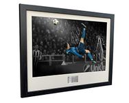 Kitbags & Lockers SUPER A2 SIZE Christiano Ronaldo Signed The Overhead Goal -Juventus 0 vs Real Madrid 3" - Autographed Photo Photograph Picture Frame Poster Soccer Gift