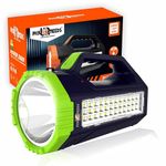 Pick Ur Needs Rechargeable Bright Laser Emergency Torch Long Range Search Light Kisan with 36 LED SMD (Green)