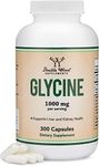 Glycine Supplement - 1,000mg (300 Capsules) Amino Acid for Sleep Quality Support (Glicina) by Double Wood Supplements