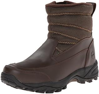 Khombu Men's Kendell Snow Boot,Brown,11 M US