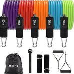 VEICK Resistance Bands, Exercise Bands, Workout Bands, Resistance Bands for Working Out with Handles for Men and Women, Exercising Bands for Strength Training Equipment at Home