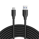 Anker, Powerline USB 3.0 to USB C Charger Cable (10ft) with 56k Ohm Pull-up Resistor for Samsung Galaxy Note 8, S8, S8+, S9, Oculus Quest, Sony XZ, LG V20 G5 G6, HTC 10 and More