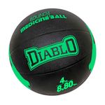 DIABLO 4KG Rubber Medicine Ball with Bounce Effect (4KG, Green)