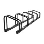 G A Engineering Co Bike Rack Floor Parking Stand for 5 Bicycles | Heavy-Duty Bicycle Rack for Kids to Adult Bikes | Indoor, Outdoor, Home & Garage Cycle Storage | Stable & Secure Design