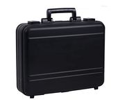 Urecimy Metal Case Aluminum Locking Briefcase Money Suitcase for Cash Attache Briefcase 18.1LX13.8HX6.1W Inch Black Hard Case with Foam